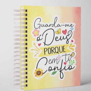 Agenda 2025 Personalizada - Religiosas Capa Dura - Miolo sulfite 75g 15x21 4x0  Capa dura, Laminação fosca, brilho ou holografica frente, Wire-o branco 