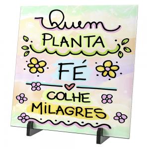 Azulejo Personalizado Frases - mod. 03pd Azulejo Branco 15x15cm e 20x20cm Colorido Sublimação  