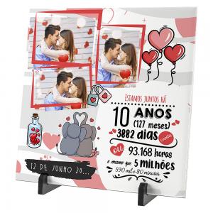 Azulejo Personalizado Namorados - mod. 01ld