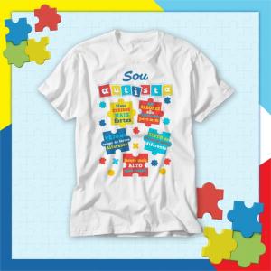 Camiseta Autismo -Sou Autista - mod A11