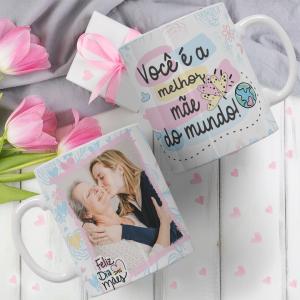 Caneca Dia das Mães com Foto - Você é a Melhor