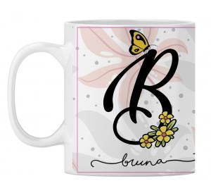 Caneca  Personalizada Alfabeto letra B - mod. LD02