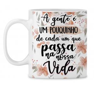 Caneca  Personalizada Amizade e foto - mod. 08AT Caneca Porcelana 95,5x200 Branca Sublimação  