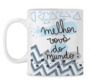 Caneca  Personalizada Dia dos Avós foto - mod. PD01 Caneca Porcelana 95,5x200 Branca Sublimação  