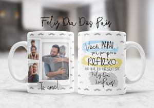 Caneca Personalizada Dia dos Pais Foto - mod. AD01