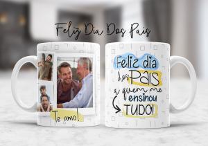 Caneca Personalizada Dia dos Pais Foto - mod. AD03