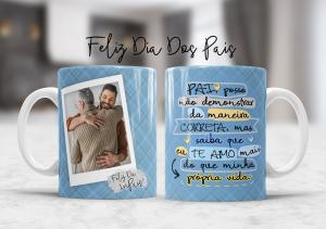 Caneca Personalizada Dia dos Pais Foto - mod. AD09