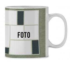 Caneca Personalizada Dia dos Pais - mod. VT09 Caneca Porcelana 95,5x200 Branca Sublimação  