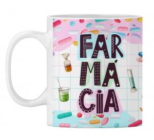 Caneca Personalizada Farmácia - mod PD07 Caneca Porcelana 95,5x200 4x0 Sublimação  